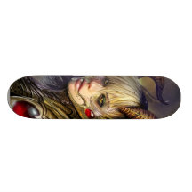 Härlig ängel för helveten! Skateboard