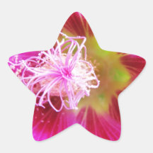 Härlig designkonst blommar blom- blommafärg klistermärken
