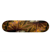 Härlig gul crinoid skate boards