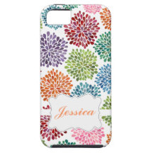 Härlig ljus vår blommoranpassningsbariphone case iPhone 5 fodral