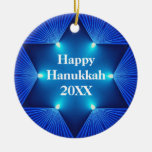 Härlig lycklig Hanukkah 20XX prydnad Jul Dekorationer