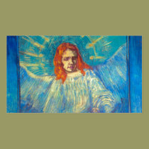 Härlig målning för härlig ängelkonst av Van Gogh visitkort