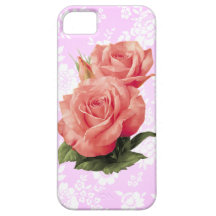 Härlig rosa rosiphone case iPhone 5 Case-Mate skal