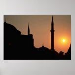 Härlig solnedgång: Istanbul Turkiet Affischer