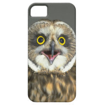Härlig uggla för gulliga fodral för iPhone 5 iPhone 5 Cover
