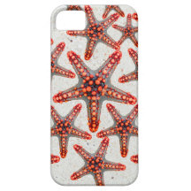 Härlig vibrerande röd sjöliv för sjöstjärnaSandhav iPhone 5 Cases