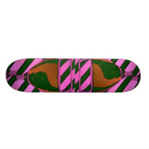 Härligt exponeringsglas av rött vin skate board deck