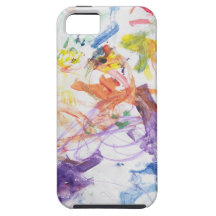 Härligt konstarbete som göras av åriga 2 iPhone 5 Case-Mate fodral