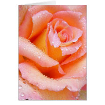 Härligt rosa hälsningkort