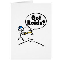 HarRoids baseball Stickman Hälsnings Kort