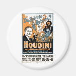 Harry Houdini magisk Show - Ghostbuster 1909 Kylskåpsnagnet