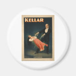 Harry Kellar utför Levitationmagi 1895 Kylskåpsnagnet