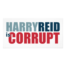 Harry Reid är korrumperat Skräddarsydda Fotokort
