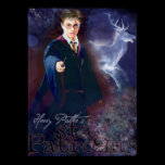 Harrys Potter fullvuxen hankronhjort Patronus affischer