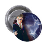 Harrys Potter fullvuxen hankronhjort Patronus knappar