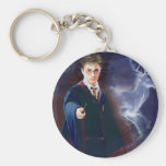 Harrys Potter fullvuxen hankronhjort Patronus Nyckelring