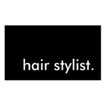 hårstylist. visitkort mall