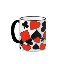 Hasardspelare 4 passar kaffe muggar