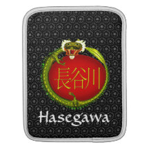 Hasegawa Monogramdrake iPad Sleeve
