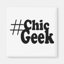 Hashtag chic Geekmagnet Kylskåpmagneter