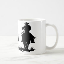 hästryttare kaffe mugg