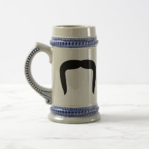 Hästskomustasch Kaffe Mugg