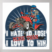 Hat att förlora ATV Posters