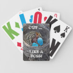 HATCHING BIRDS BICYCLE POKER CARDS