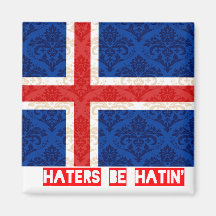 Haters är hatinislandet magnet för kylskåp
