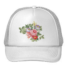 Hatt blommor keps
