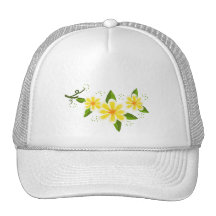 Hatt blommor mesh kepsar