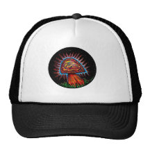 Hatt för BargasArtworks champinjonjägare Baseball Hat