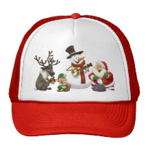 Hatt för jultillbringaremusikband baseball hat