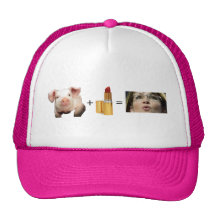 Hatt/gris + Läppstift = Sara Palin Baseball Hat