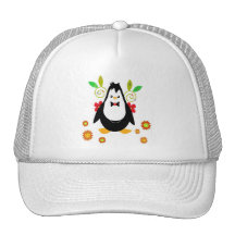 hatt med pingvinpartyet trucker kepsar