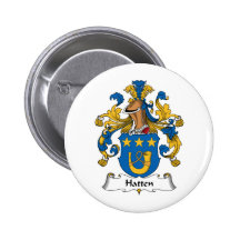 Hatten familjvapensköld knapp