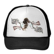 hatten röker in baseball hat