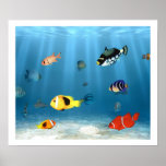Hav av fisken posters
