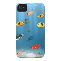 Hav av fisken iPhone 4 Case-Mate skydd