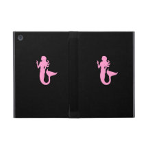 HavGlow_Pink-on-Black sjöjungfru iPad Mini Hud