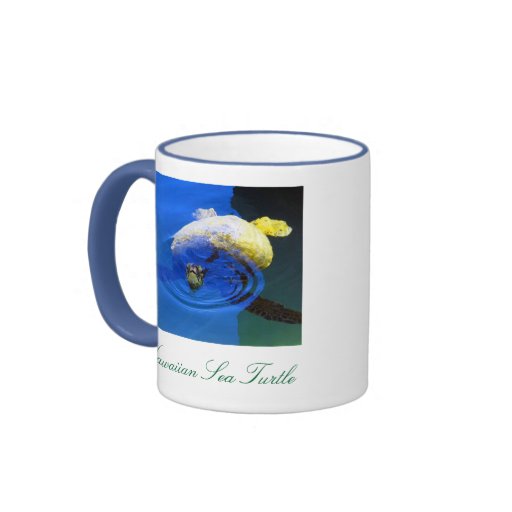 Hawaiansk havssköldpadda kaffe koppar