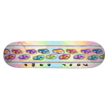 Hawaiansk stilSkateboard för flinflip flops