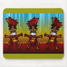 hawaiansk Tiki manar för 1312743176_Vector_Clipart Musmattor