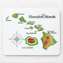 Hawaianska öar med den sällan sedda Leiön att skri Mus Mattor