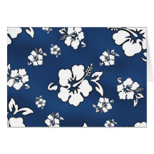 Hawaii blomma kort