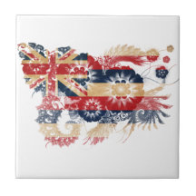 Hawaii flagga keramiska plattor