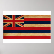 Hawaii flagga posters