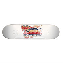 Hawaii flagga skateboard