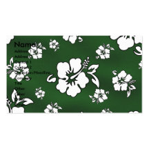 Hawaii glitter visitkort