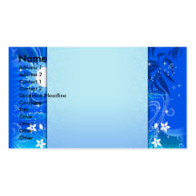 Hawaii glitter visitkort mallar